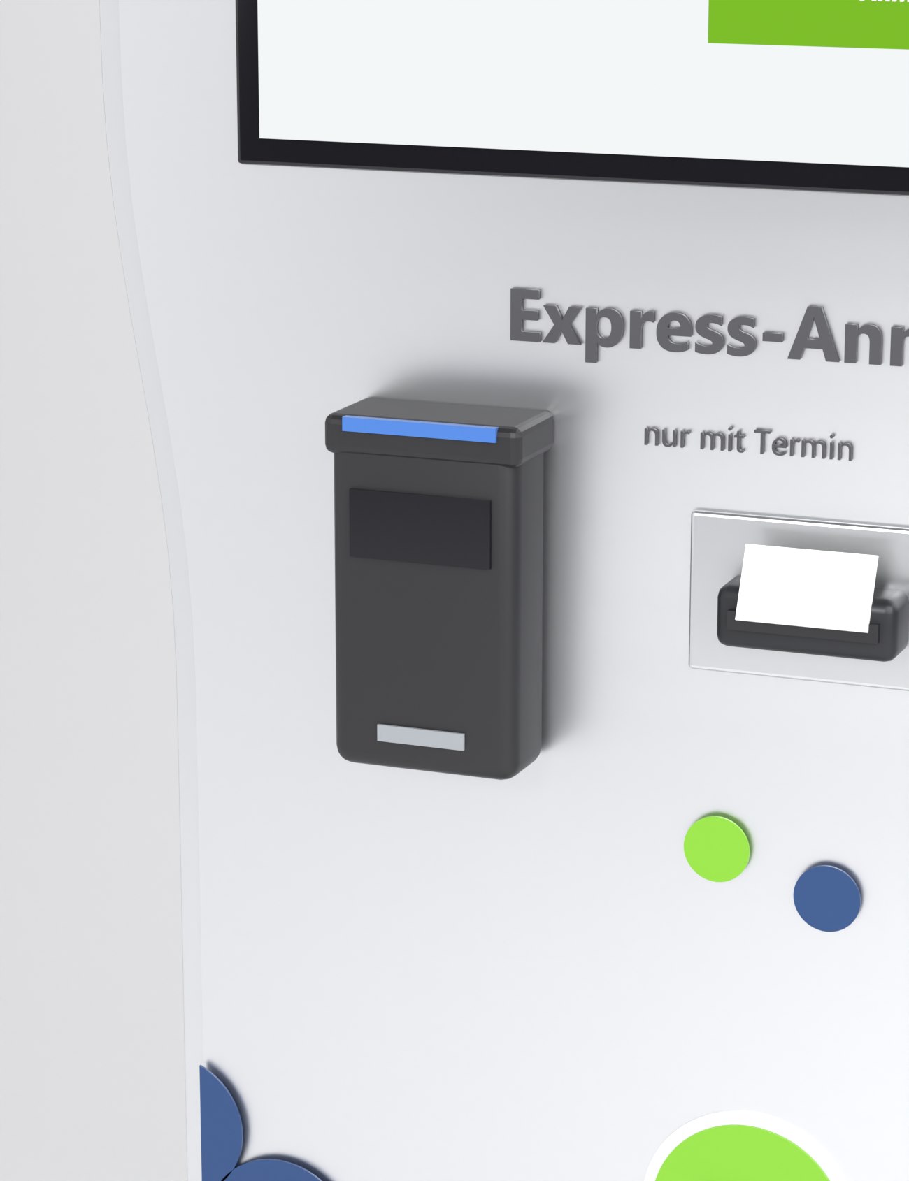 Self-Check-In Terminal — Kartenleser und Ticketausgabe im Detail